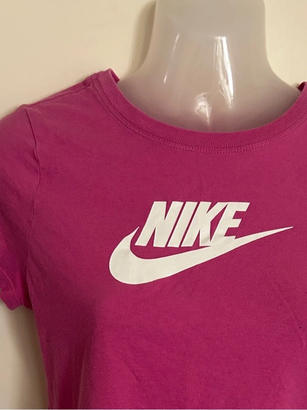 Nike Women's Magenta Short Sleeve Logo Tee​​